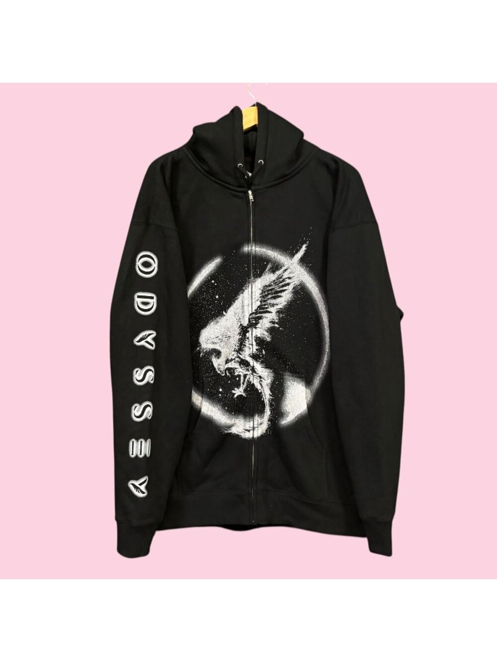 DJ Illenium Odyssey Album Oversized Zip-Up Hoodie XL